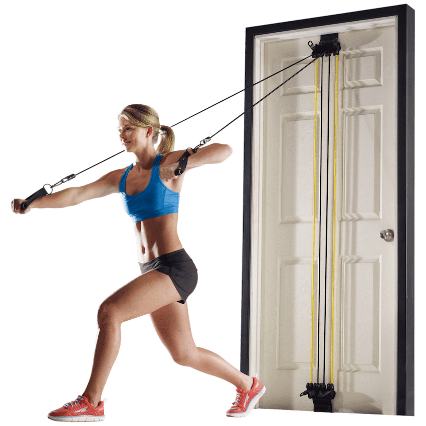Volkano Active Doorway Gym - Black/Yellow 2