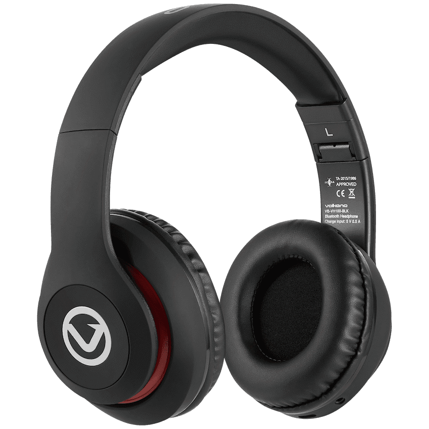 Volkano Impulse Series Bluetooth Headphones - Black 4