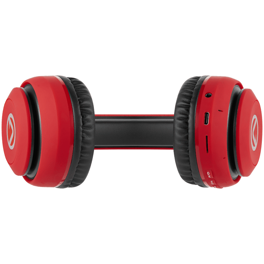 Volkano Impulse Series Bluetooth Headphones - Red 3
