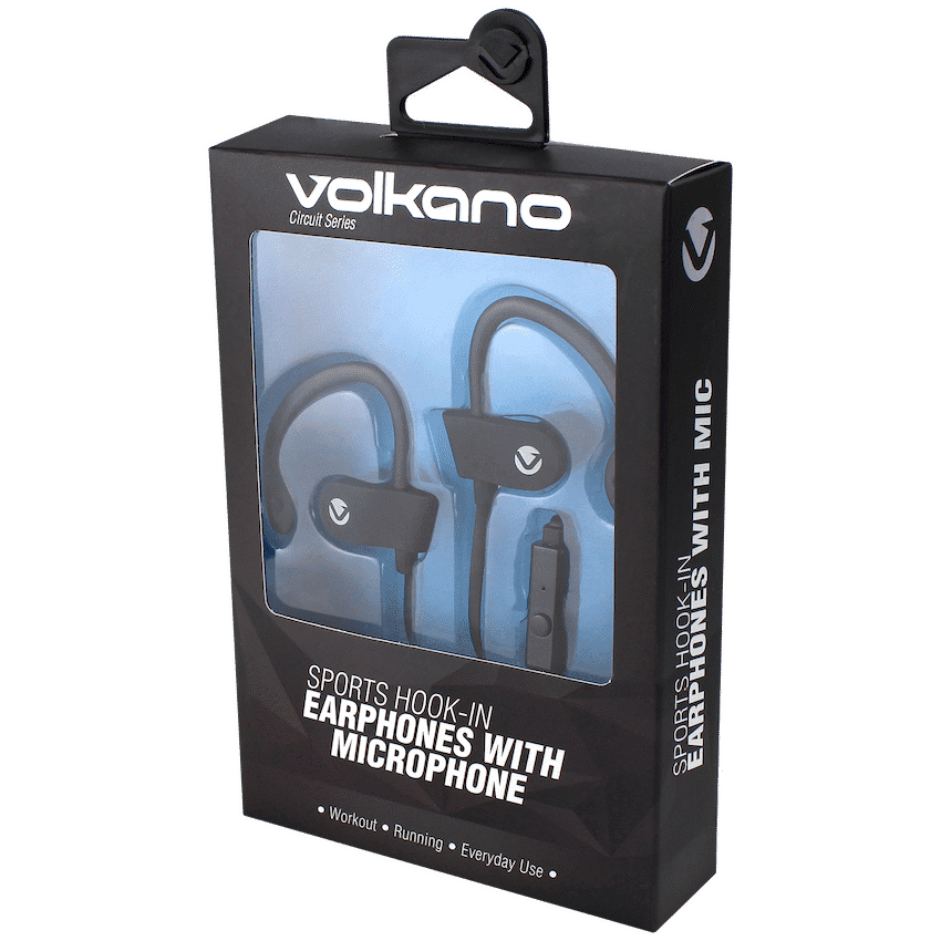 Volkano Circuit Series Sports Hook-In Earphones with Mic 3