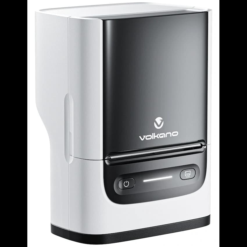 Volkano LabelPro Duo Series Thermal Dual Size Label Printer - Black and White 2