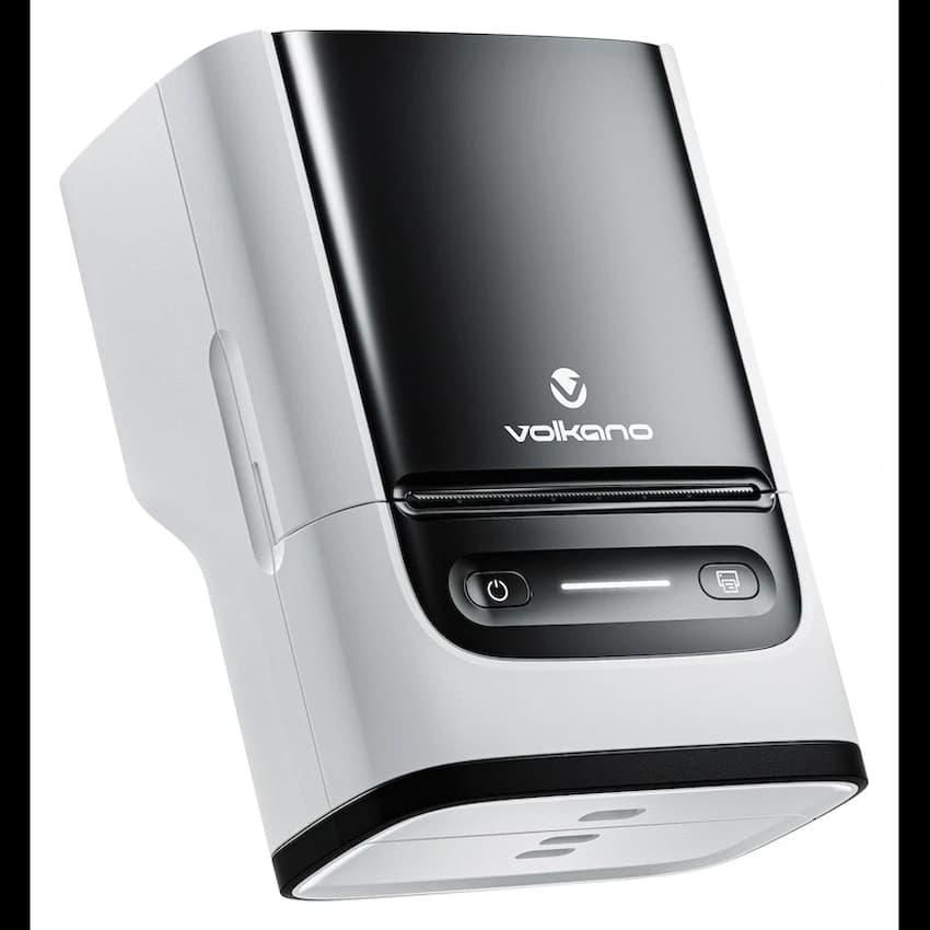 Volkano LabelPro Duo Series Thermal Dual Size Label Printer - Black and White 3
