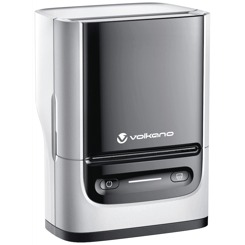 Volkano LabelPro Duo Series Thermal Dual Size Label Printer - Black and White 6