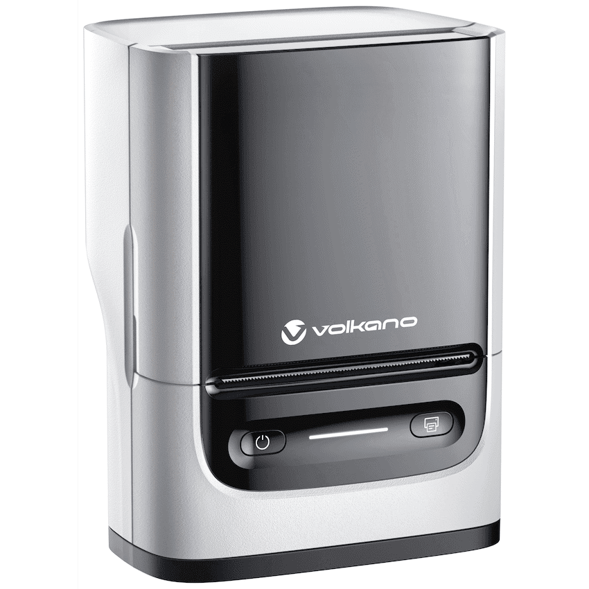 Volkano LabelPro Duo Series Thermal Dual Size Label Printer - Black and White 8