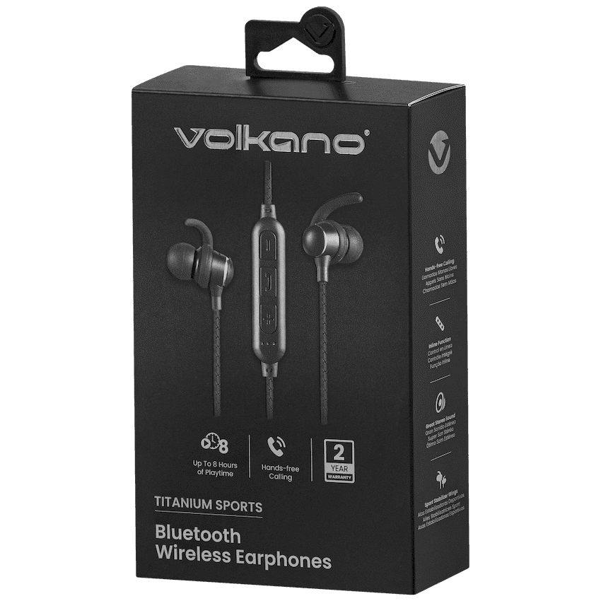 Volkano Titanium Sports Series Bluetooth Earphones 3