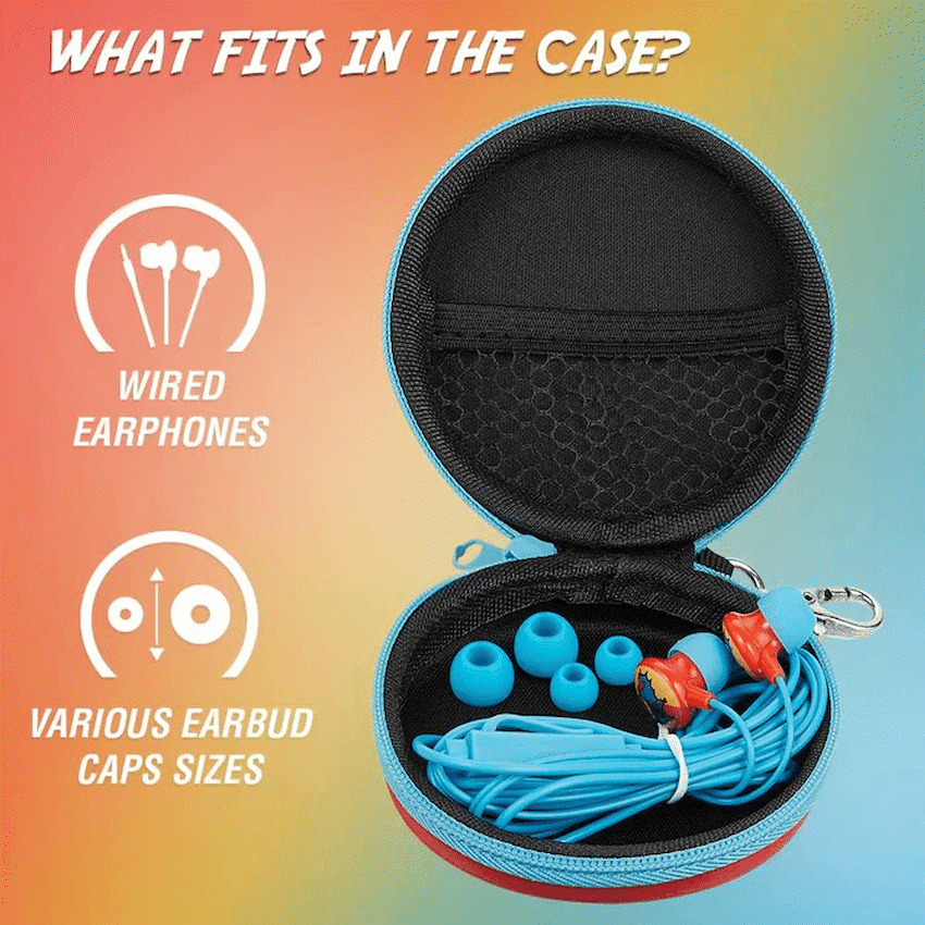 Volkano Kiddies Series Earphones with Keychain - Ninja 2