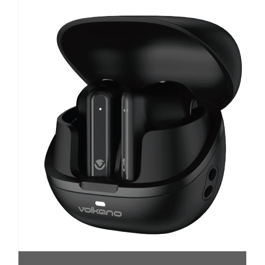 Volkano QuietFit - TWS Earphones with ANC & ENC- Black 2