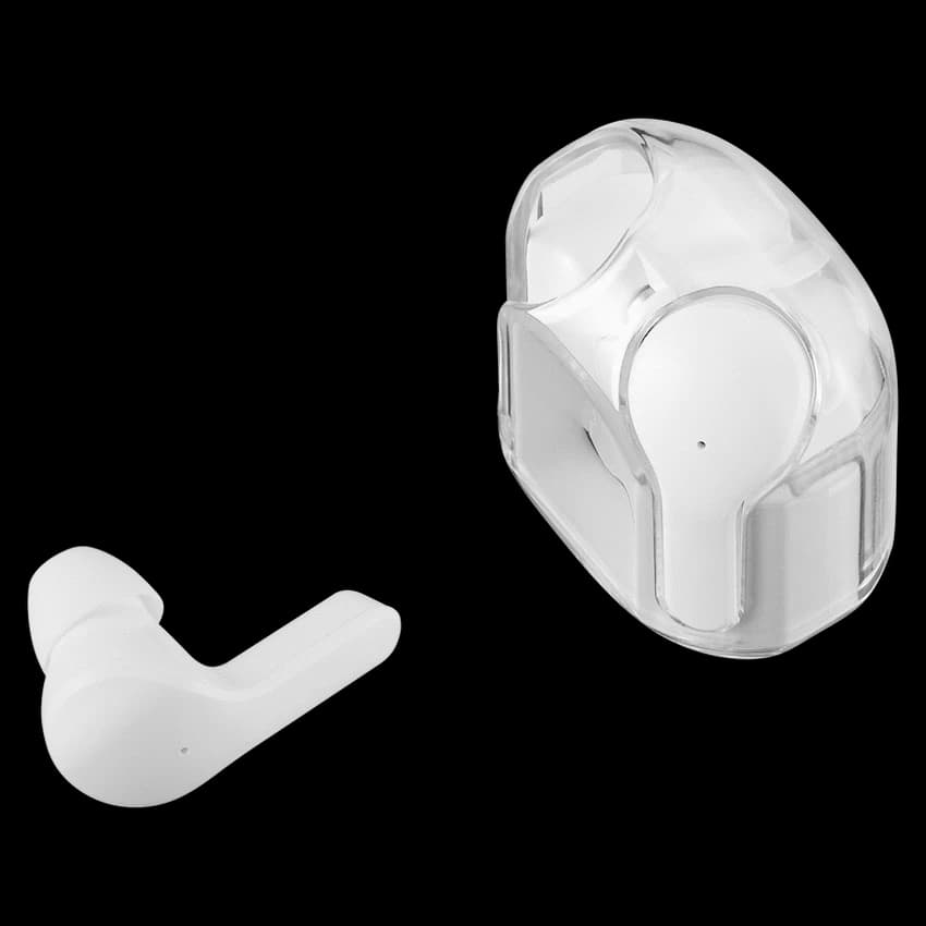 Volkano Crystalline Series TWS Earphone - White - Hardbox 8