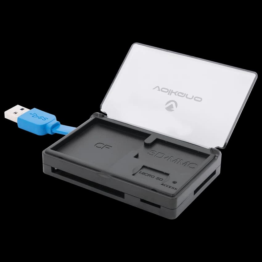 Volkano Reader Series USB 3.0 Card Reader - Black 1