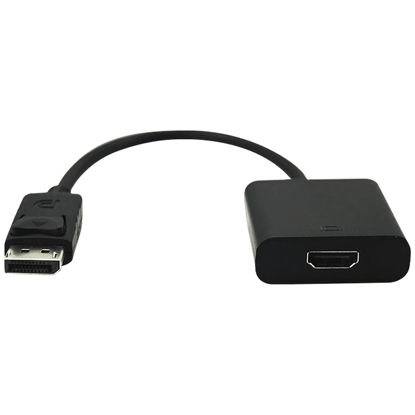 Volkano Port Series DisplayPort to 4K HDMI Converter 10cm - Black 1