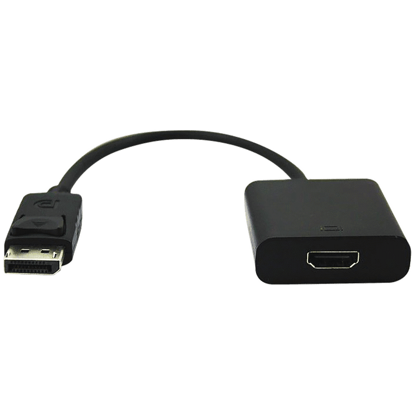 Volkano Port Series DisplayPort to 4K HDMI Converter 10cm - Black 2