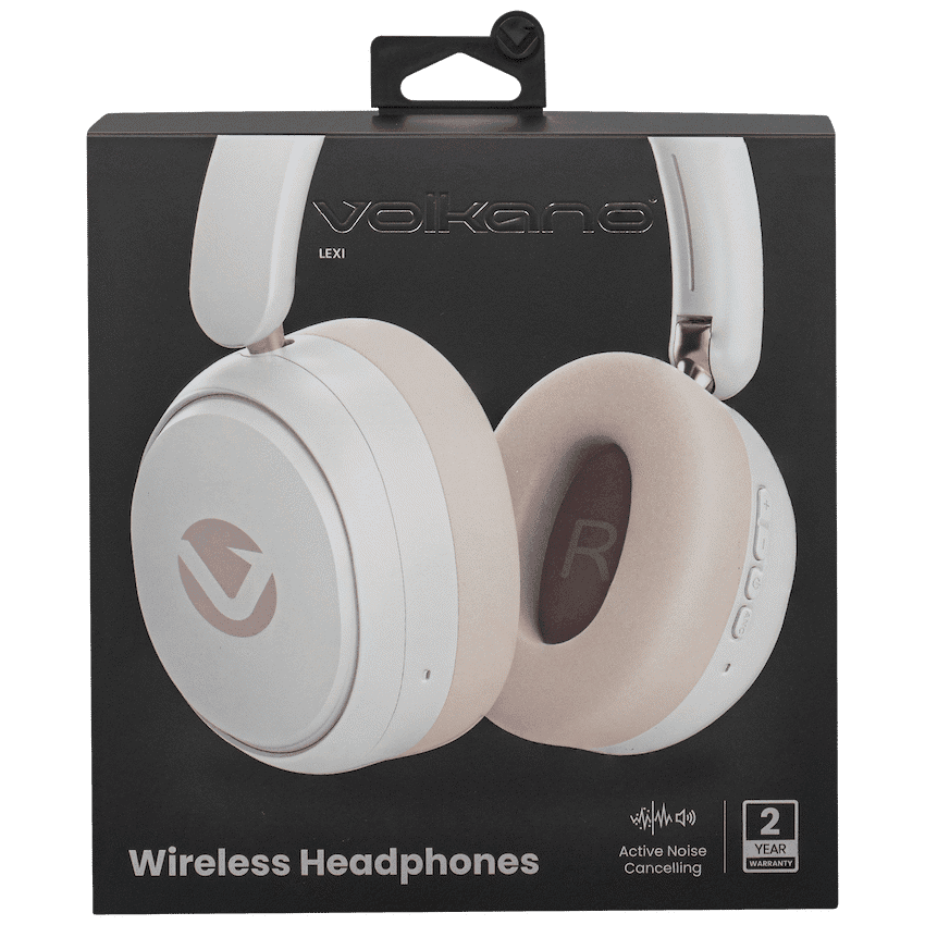 Volkano Lexi Bluetooth Headphone with ANC - Nude 4