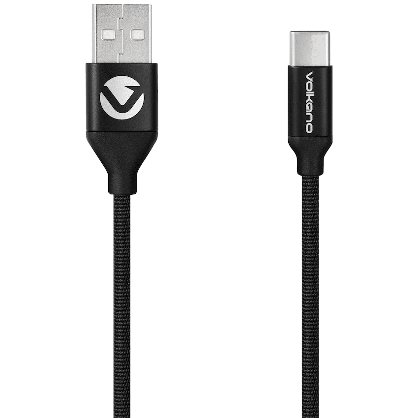 Volkano Weave Series Braided Type-C Cable 1.2m 60w - Black 3