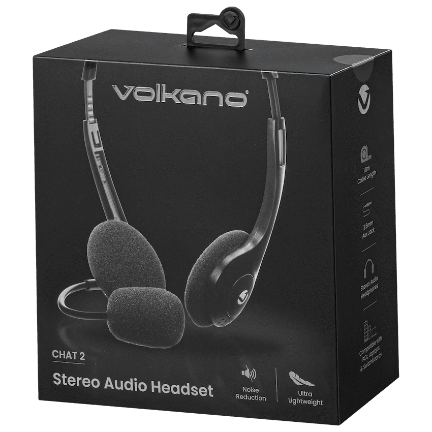 Volkano Chat 2 Stereo Headset with Boom Microphone 11