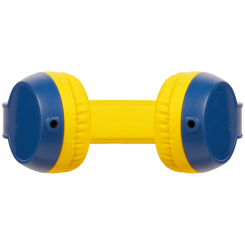 Volkano Sidekick Series Wired Kiddies Headphones with Share Port - Yellow/Blue 3