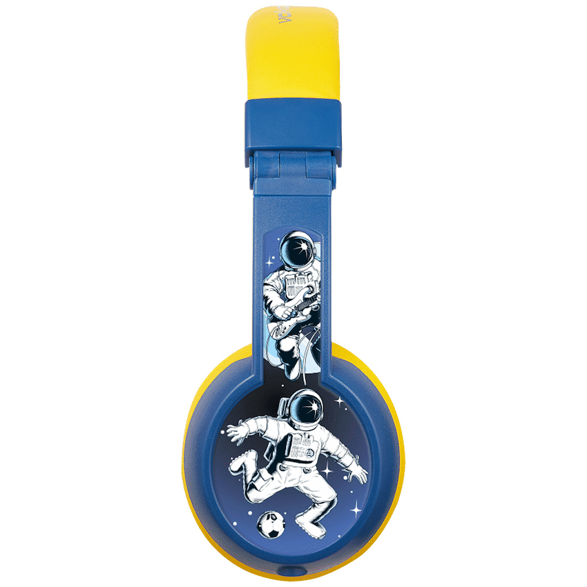 Volkano Sidekick Series Wired Kiddies Headphones with Share Port - Yellow/Blue 5