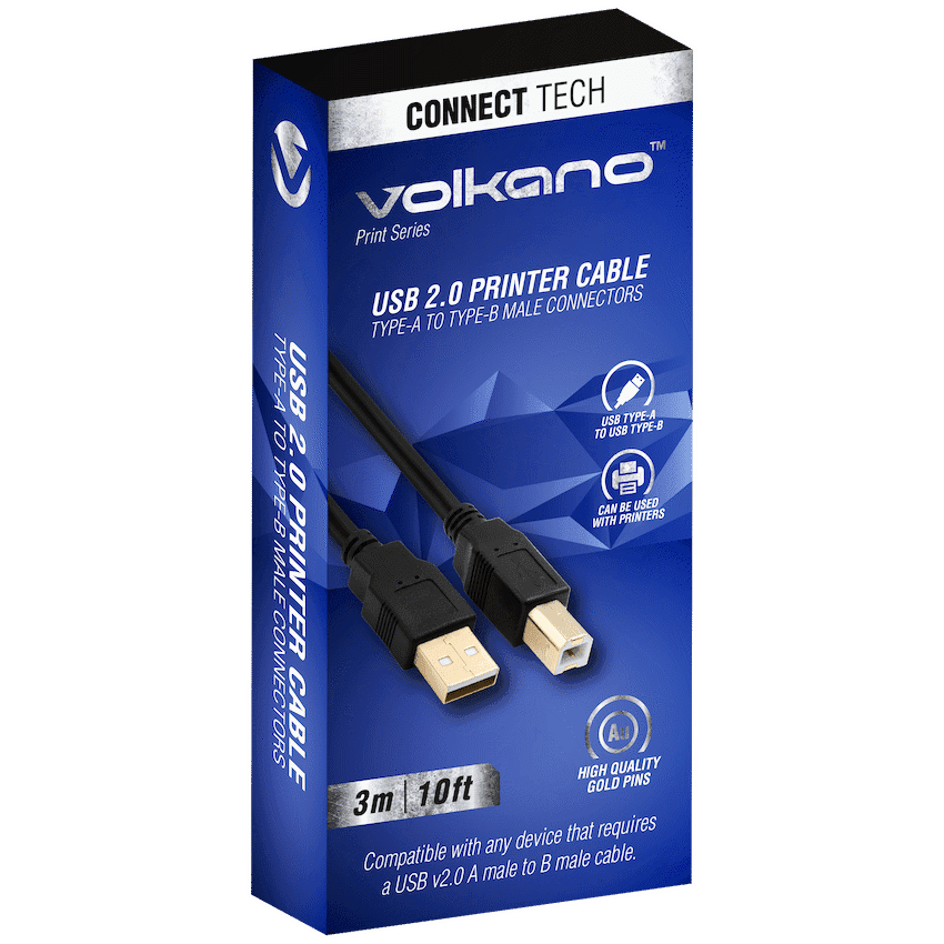 Volkano Print Series USB Printer Cable 3m 3