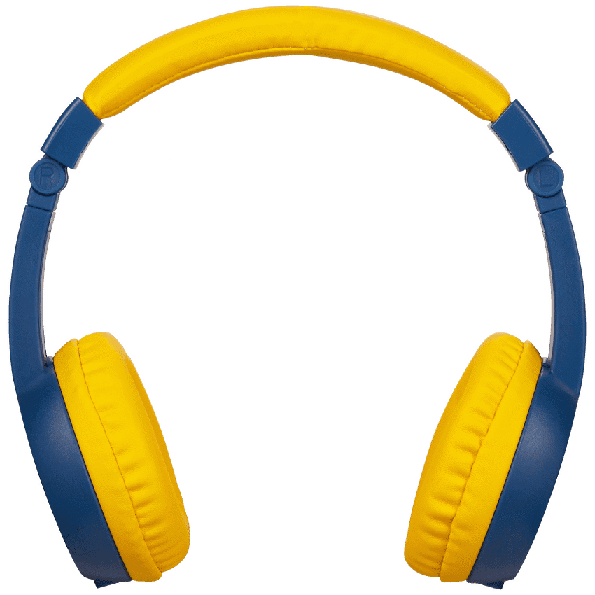 Volkano Sidekick Series Wired Kiddies Headphones with Share Port - Yellow/Blue 14