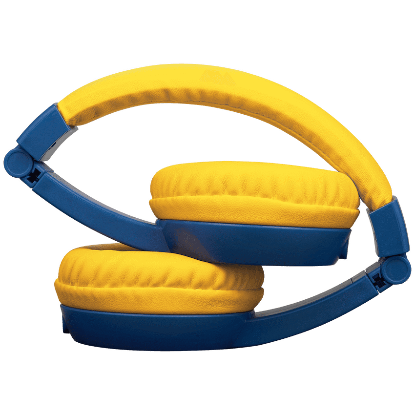 Volkano Sidekick Series Wired Kiddies Headphones with Share Port - Yellow/Blue 19