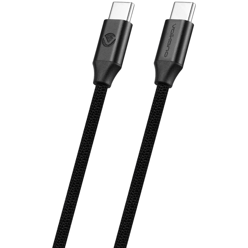 Volkano Weave Series Type-C to Type-C Cable 3m 60w - Black 2