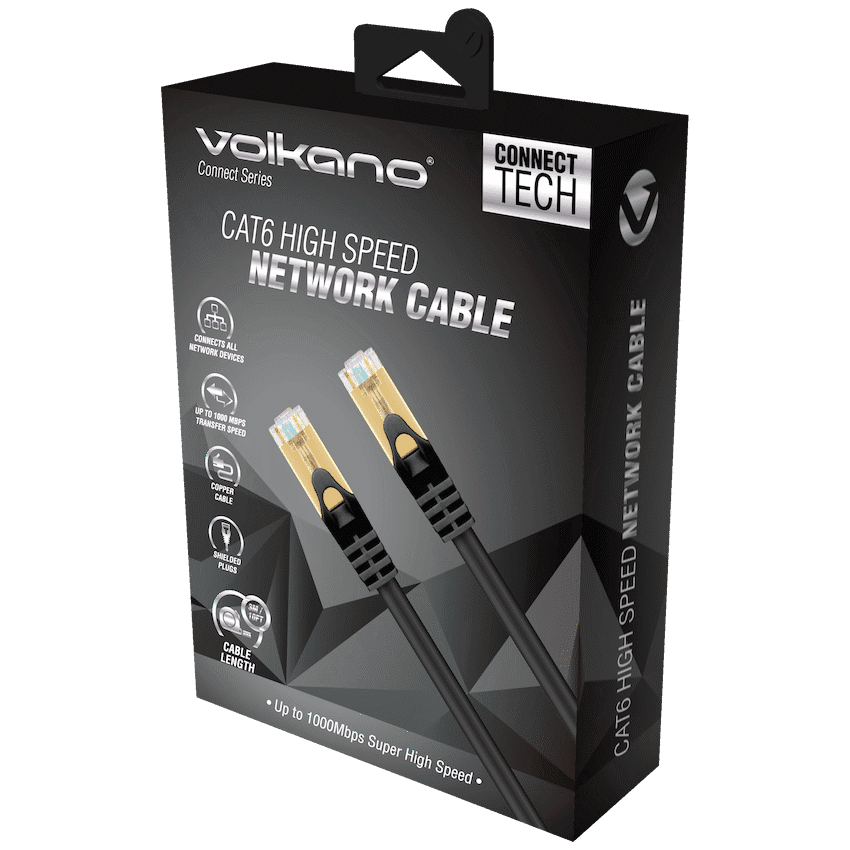 Volkano Connect Series CAT6 Network Cable 3m 3