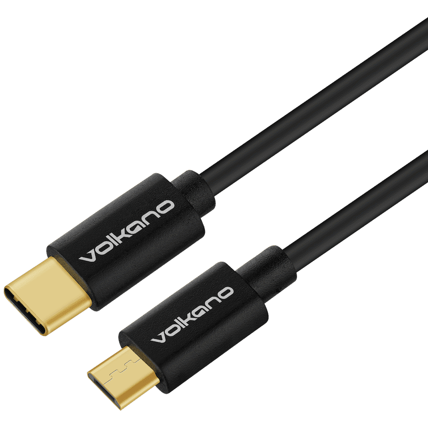 Volkano Connect C Type-C to Micro USB Cable M/M 0.75m 3