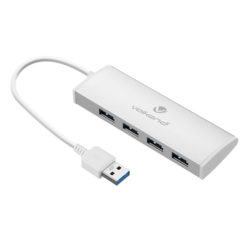 VolkanoX Media Series 4-Port USB Hub with Power Cable 1