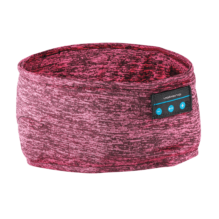 Volkano Lucid Series Bluetooth Headband Headphones - Red 2