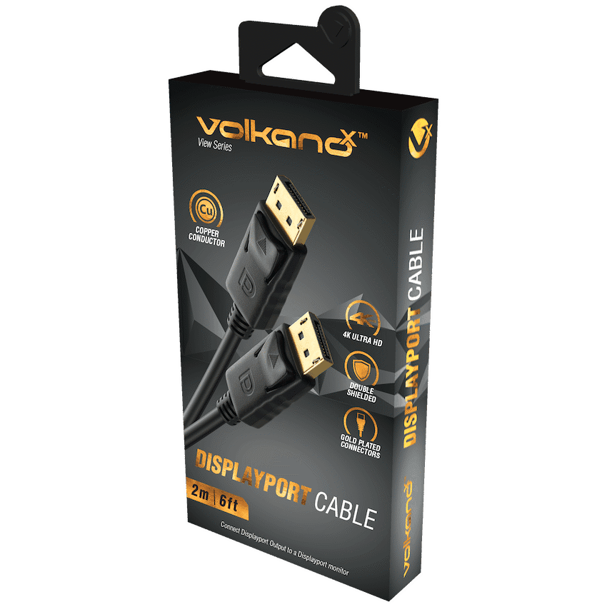 VolkanoX View Series DisplayPort Cable 2m 3