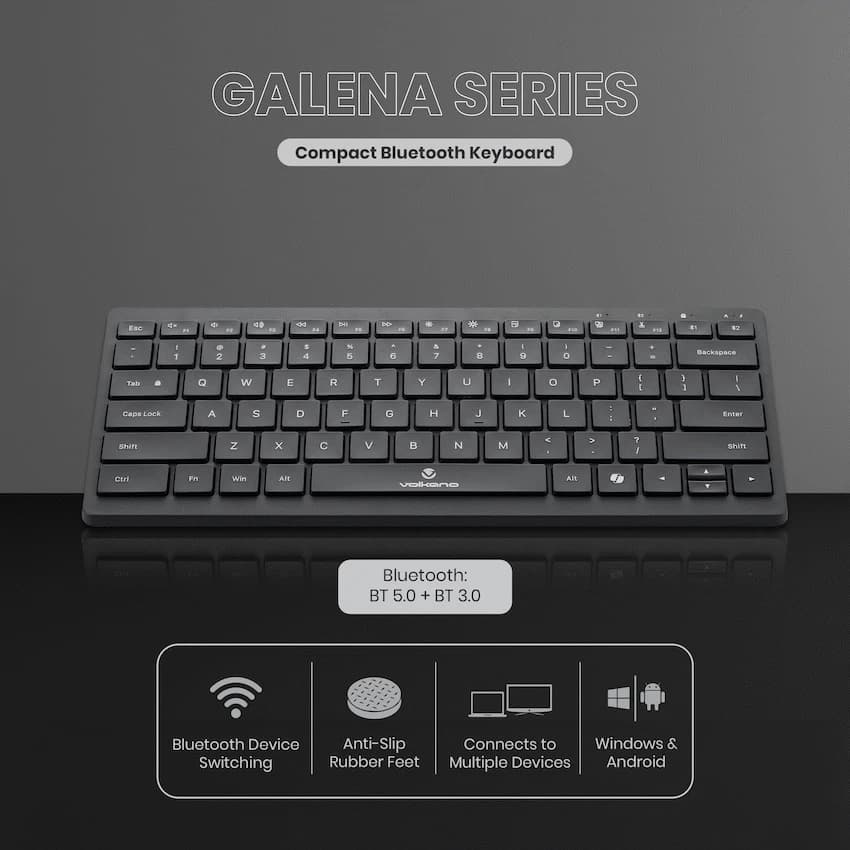 Volkano Galena Series Bluetooth Keyboard 5