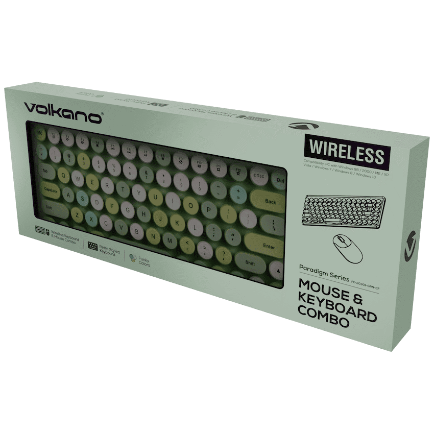 Volkano Paradigm Series Mouse and Keyboard combo - Mint 4