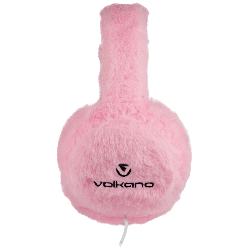 Volkano Kids Llama Series Wired Headphones with Case - Pink 3