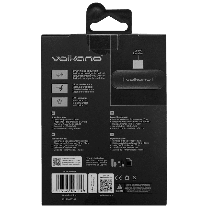 Volkano Maestro Series Lavalier Microphone 6