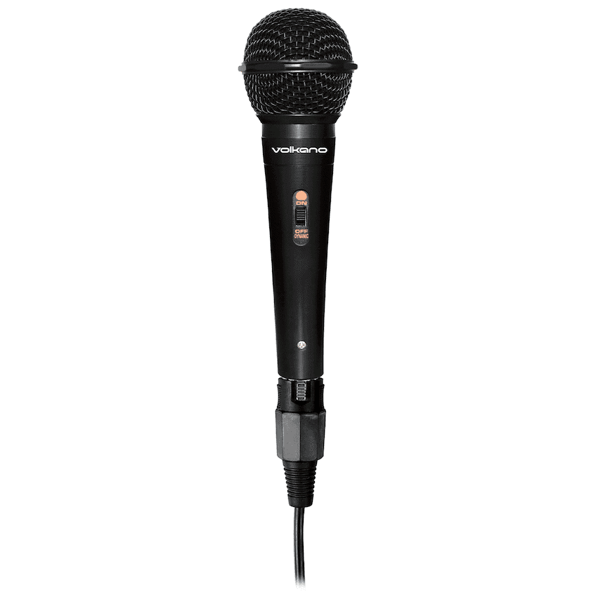 Volkano Ace Series Metal Wired Dynamic Vocal Microphone - Black 3
