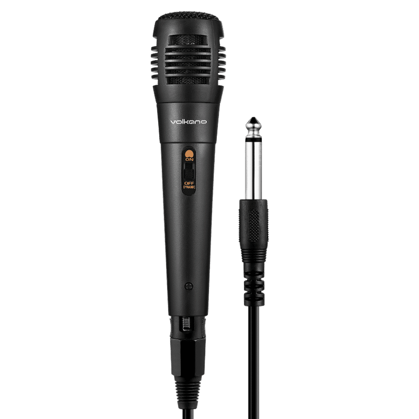 Volkano Vocal Series ABS Wired Microphone - Black 1