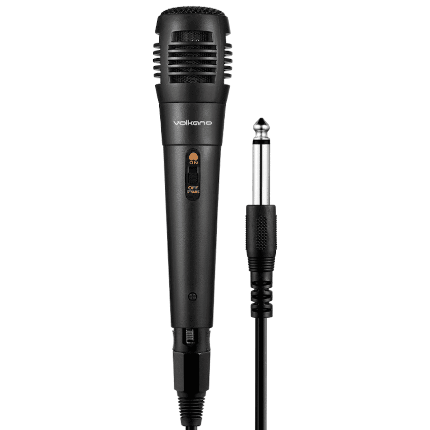 Volkano Vocal Series ABS Wired Microphone - Black 3