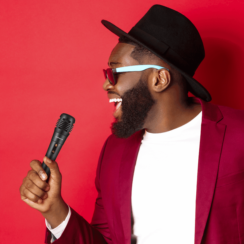 Volkano Vocal Series ABS Wired Microphone - Black 6