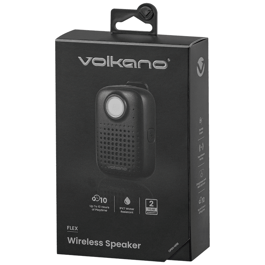 Volkano Flex Bluetooth Wireless Speaker - Black 2