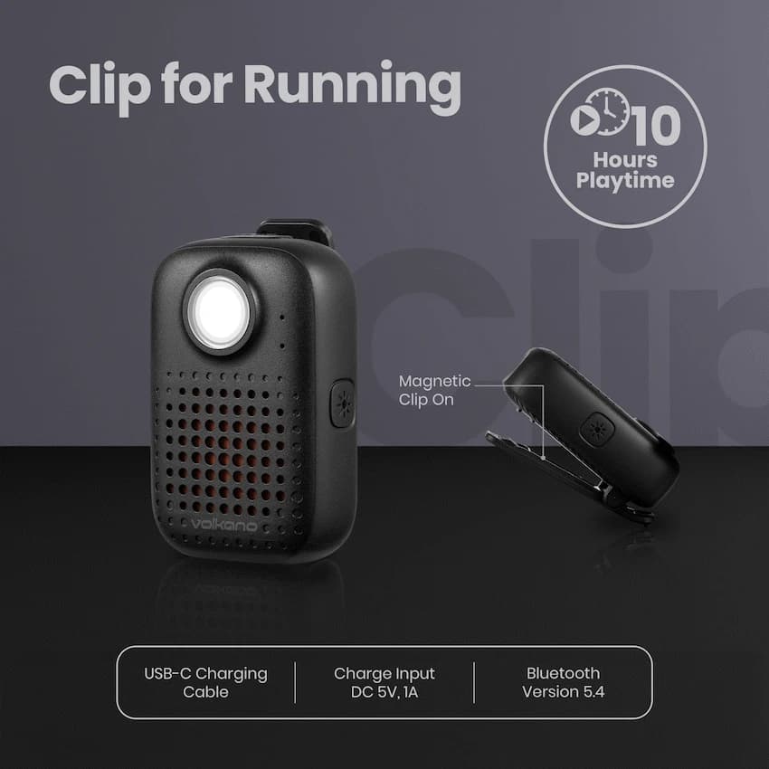 Volkano Flex Bluetooth Wireless Speaker - Black 6