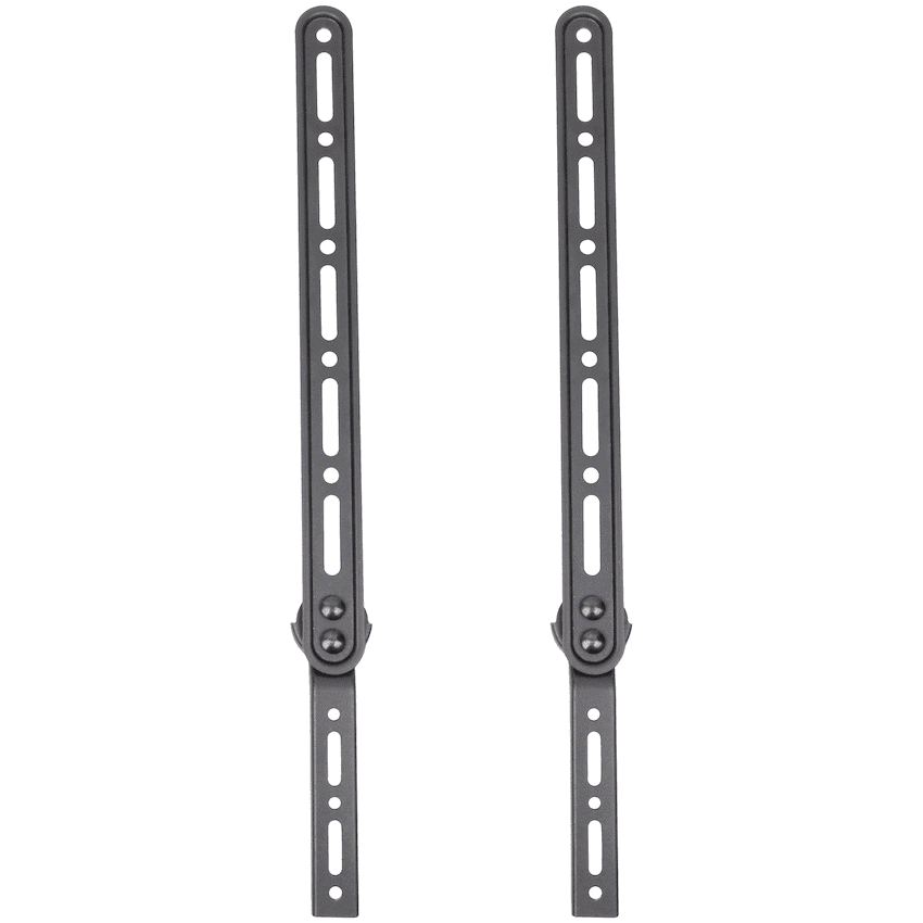 Volkano Steel Series Soundbar and Speaker TV Bracket - Black 2