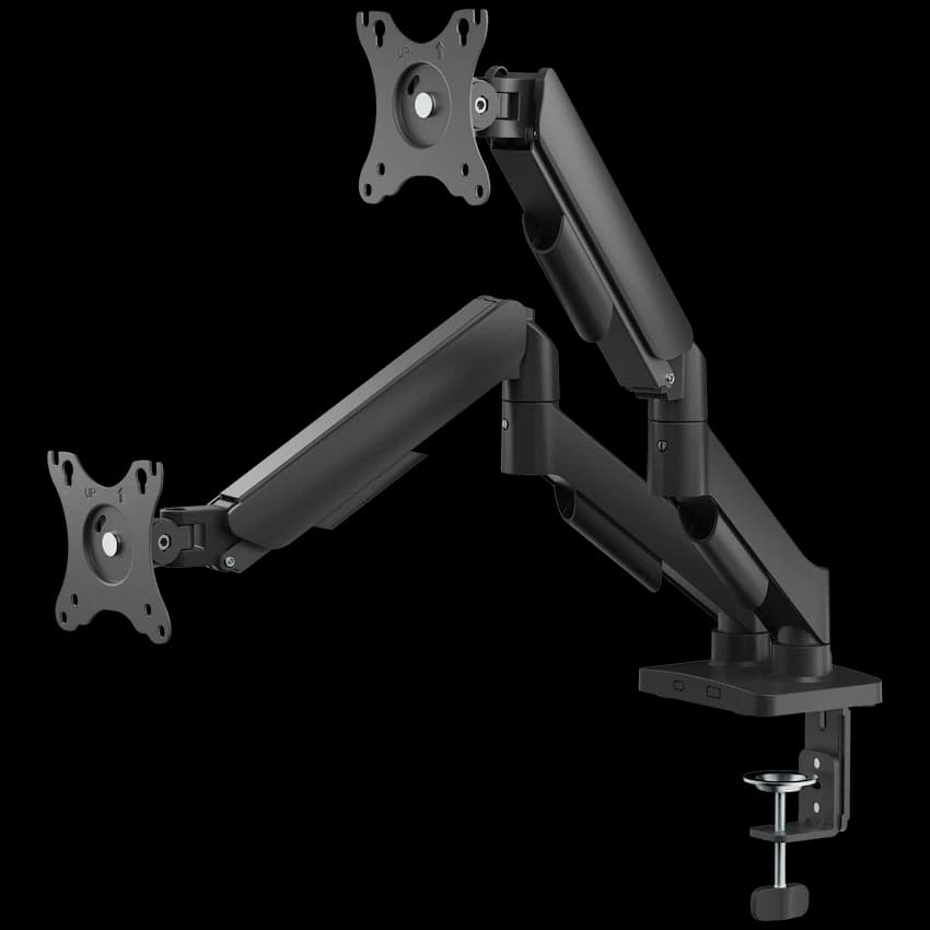 Volkano Steel Series Full Motion Dual Monitor Desk Mount 17" - 32" 5