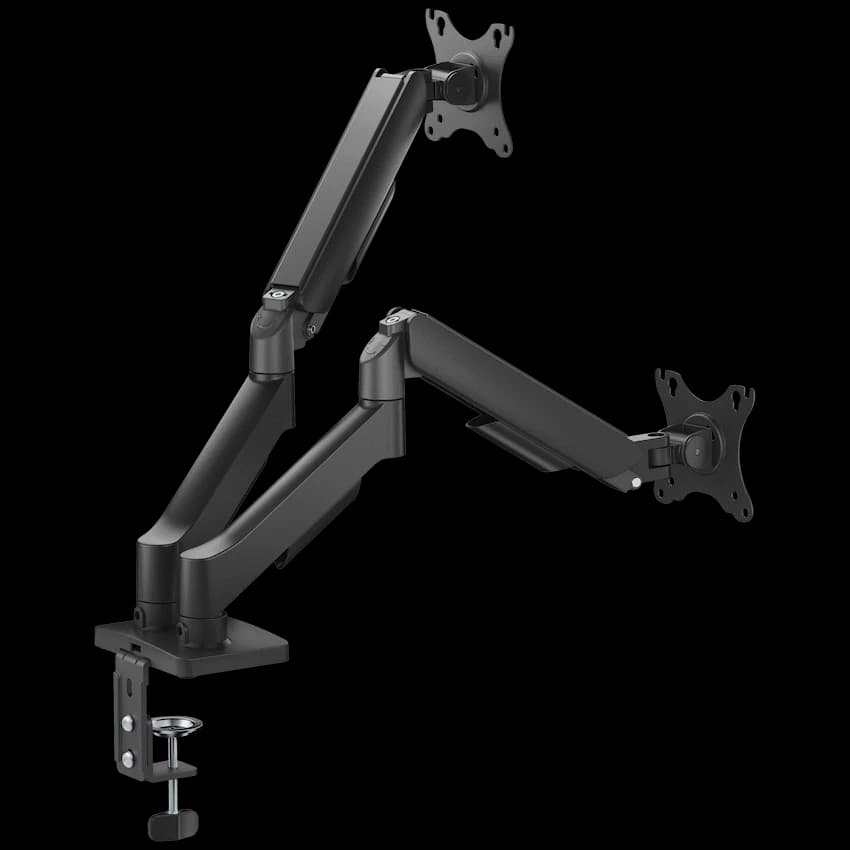 Volkano Steel Series Full Motion Dual Monitor Desk Mount 17" - 32" 7