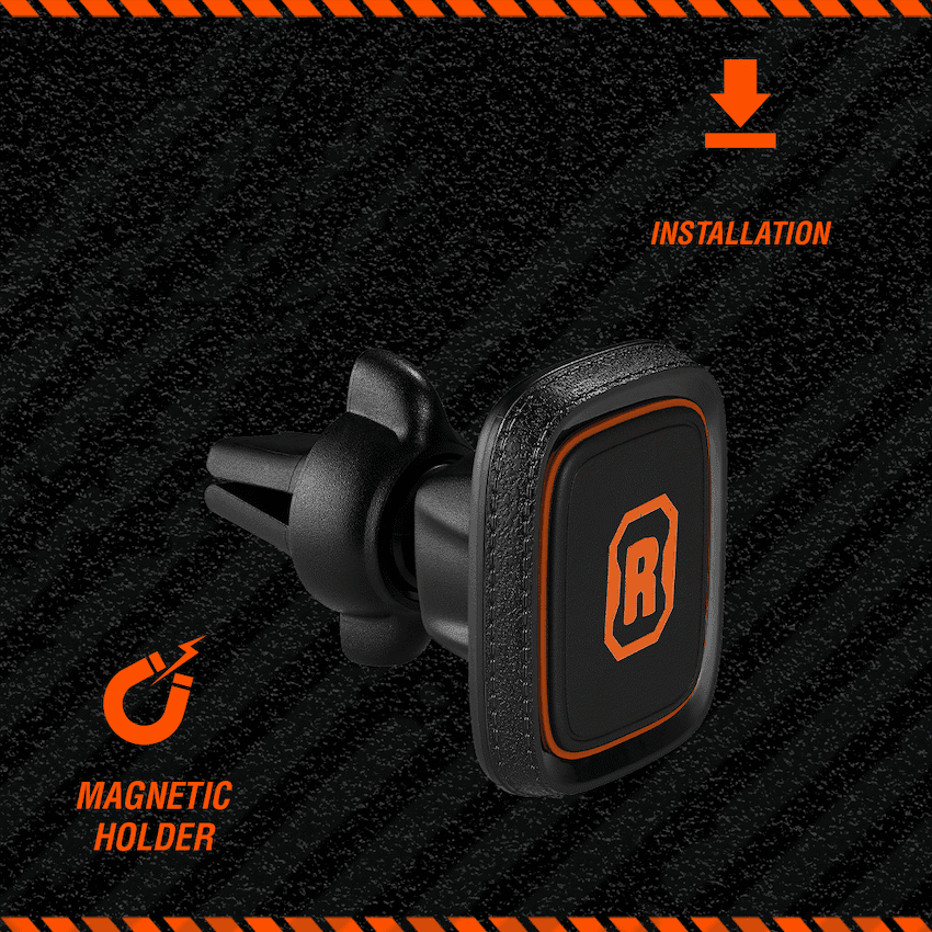 Rugged by Volkano Magnetic Car Air Vent Phone Holder 2