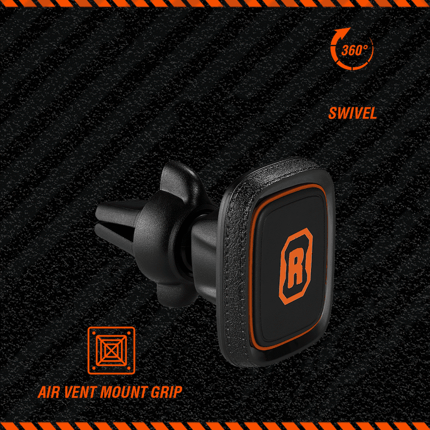 Rugged by Volkano Magnetic Car Air Vent Phone Holder 3
