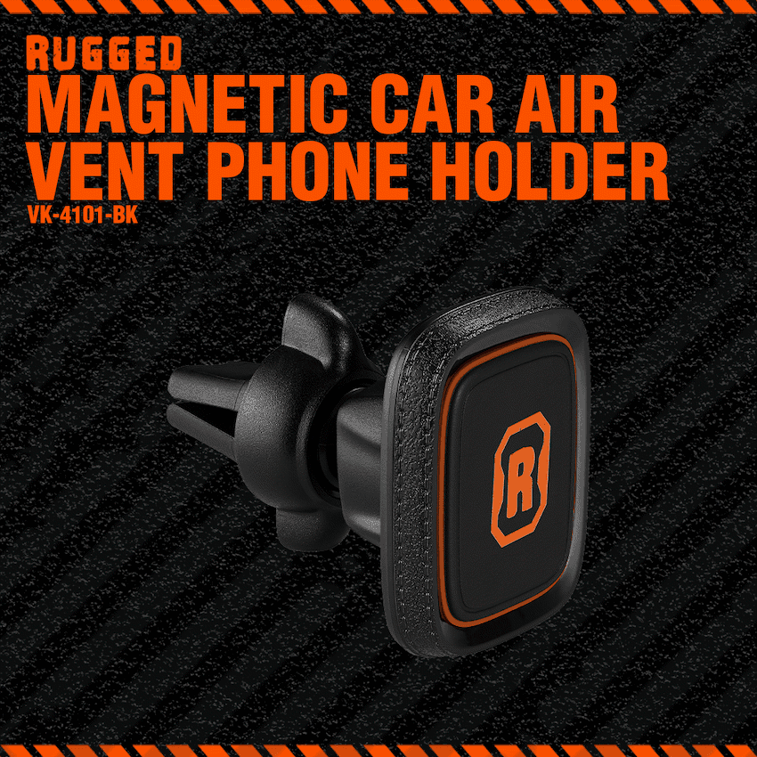 Rugged by Volkano Magnetic Car Air Vent Phone Holder 4