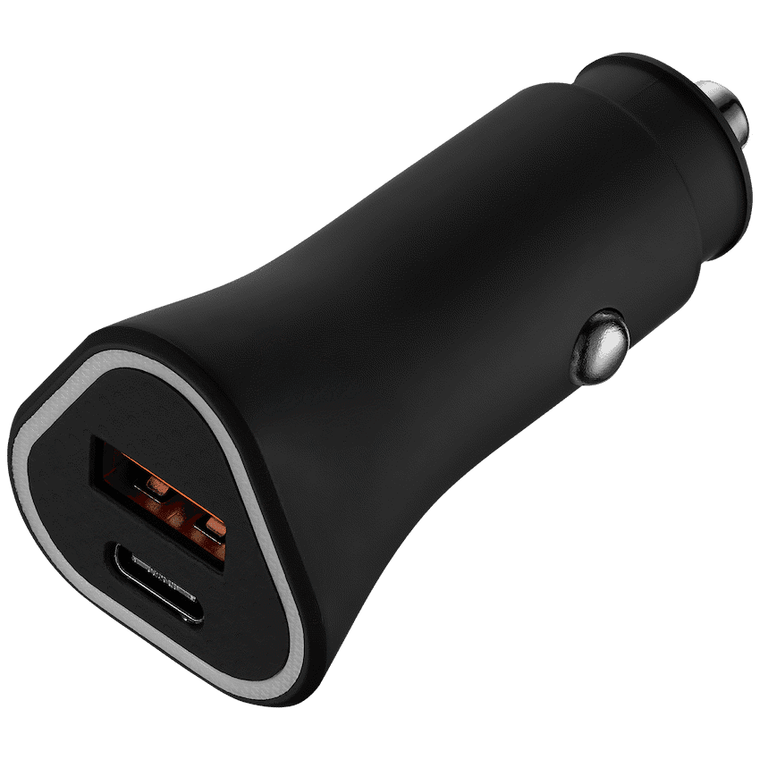 Rugged by Volkano Dual USB Car Charger with QC3.0 and PD 1