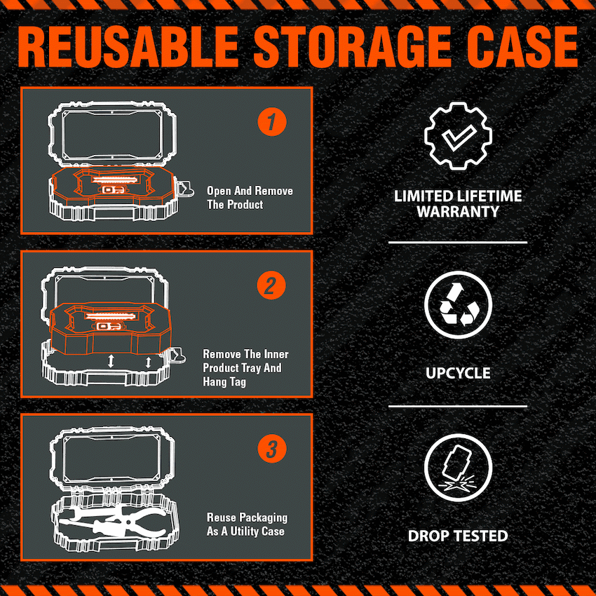 Rugged by Volkano Multi-Function Keychain Light with Tripod 6