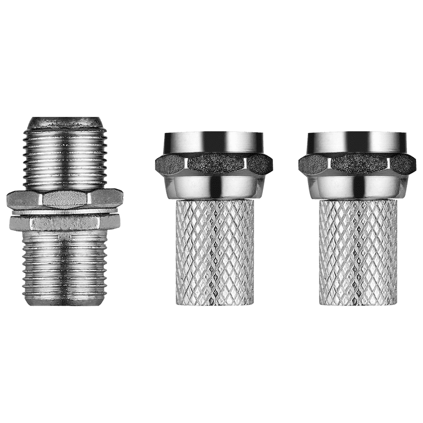 Volkano 2x F Connector & Barrel Joiner 3