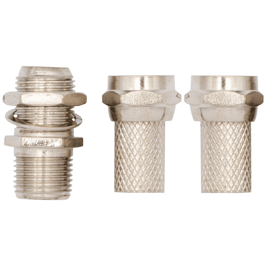 Volkano 2x F Connector & Barrel Joiner 1