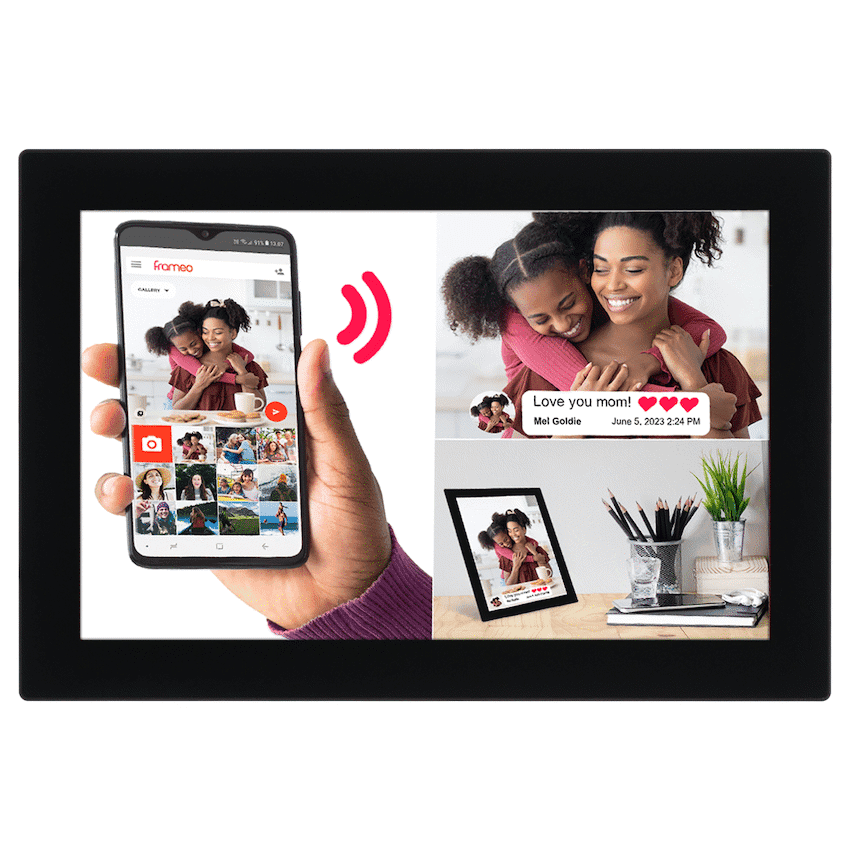 Volkano Scene Series 10.1" Smart Photo Frame with Built-In Frameo Software 1